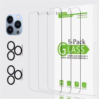 3PCS 9H Protective Film 2PCS Camera Tempered Glass Film For IPhone 13 Pro Max 13 Mini HD Screen Protector Scratch resistant