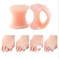 1 คู่แยก Finger Feet Care Protector ซิลิโคน Toe Orthopedic ผลิตภัณฑ์ Bunion Corrector Hallux Valgus สำหรับ Pedicure