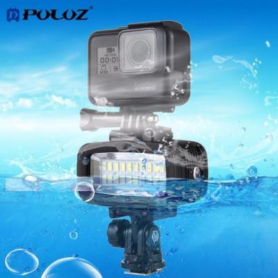 Best Seller!! PULUZ GoPro Underwater Diving LED Lighting แฟลซไฟดำน้ำสำหรับกล้องโกโปร พร้อมแผ่นฟิลเตอร์ 3 สี