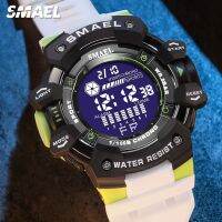 「Dark blue watch」 SMAEL Semi-watch สำหรับผู้ชายแฟชั่น MilitaryWristwatch 5Bar-8050