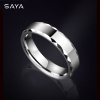 White Tungsten Carbide Ring for Men and Women High Polished Comfort Fit Band for Wedding, Customized