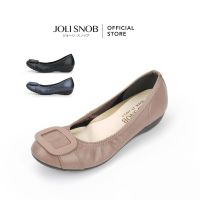 JOLI SNOB | Comfort Flat รองเท้าคัทชู ส้นแบน ใส่สบาย ผู้หญิง Made in Japan | 「Buckle Pumps」 ACT-39081