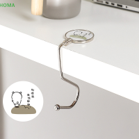 ?【Lowest price】HOMA 1pcs กระเป๋าพับแบบพกพาตะขอแขวนกระเป๋าถือกระเป๋าถือพับได้ Table Hook กระเป๋าถือผู้หญิง Organizer Office Desk Side Hook