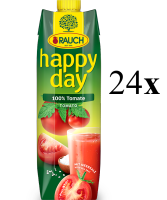 Rauch Happy Day Tomato เร้าช์  แฮปปี้ เดย์ น้ำมะเขือเทศจากประเทศออสเตรีย (x24 กล่อง)