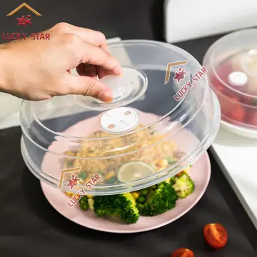 Microwave Splatter Cover Silicone Dust Proof Insulated Serving
