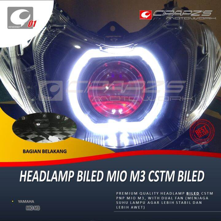 BILED MIO M3 CSTM HEADLAMP BILED PNP MIO M3 Lazada Indonesia