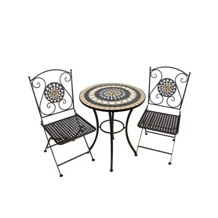 2 seater outdoor table set (1 table+2chairs) table size 60x60x70 cm