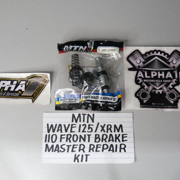 BRAKE MASTER REPAIR KIT WAVE 125/XRM 110 FRONT MTN Lazada PH