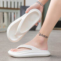 2022 Summer Flip Flops Soft Fashion Outdoor Thick Heel Slide Slippers Women EVA Non-Slip Bath Indoor House Men Designer Shoe