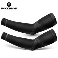 ❅┅ Rockbros 1 ปลอกแขน ผ้าเรยอน กันแดด ป้องกันรังสียูวี เหมาะกับฤดูร้อน สําหรับผู้ชาย และผู้หญิง ขับขี่