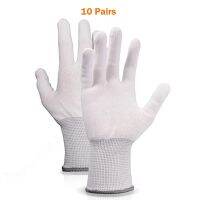 EHDIS 10 Pairs Car Wrap Nylon Gloves Anti-Static Window Film Tint Work Gloves Carbon Fiber Vinyl Installation Detailing Tools