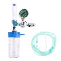 Oxygen Pressure Regulator Inhalator Gauge O2 Pressure Reducing Valve G5/8 Inch Flow Meter Absorber Buoy Type Inhalator