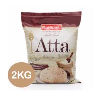 Rajdhani Whole Wheat Flour (Atta) 2kg ++ รัจฮานี แป้งโฮลวีท 100% ขนาด 2kg