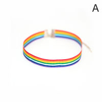 [WYH Store] COD เกย์ภูมิใจ LGBT สร้อยคอผู้หญิงสายรุ้ง Choker เลสเบี้ยน bisexual Trans เครื่องประดับของขวัญ