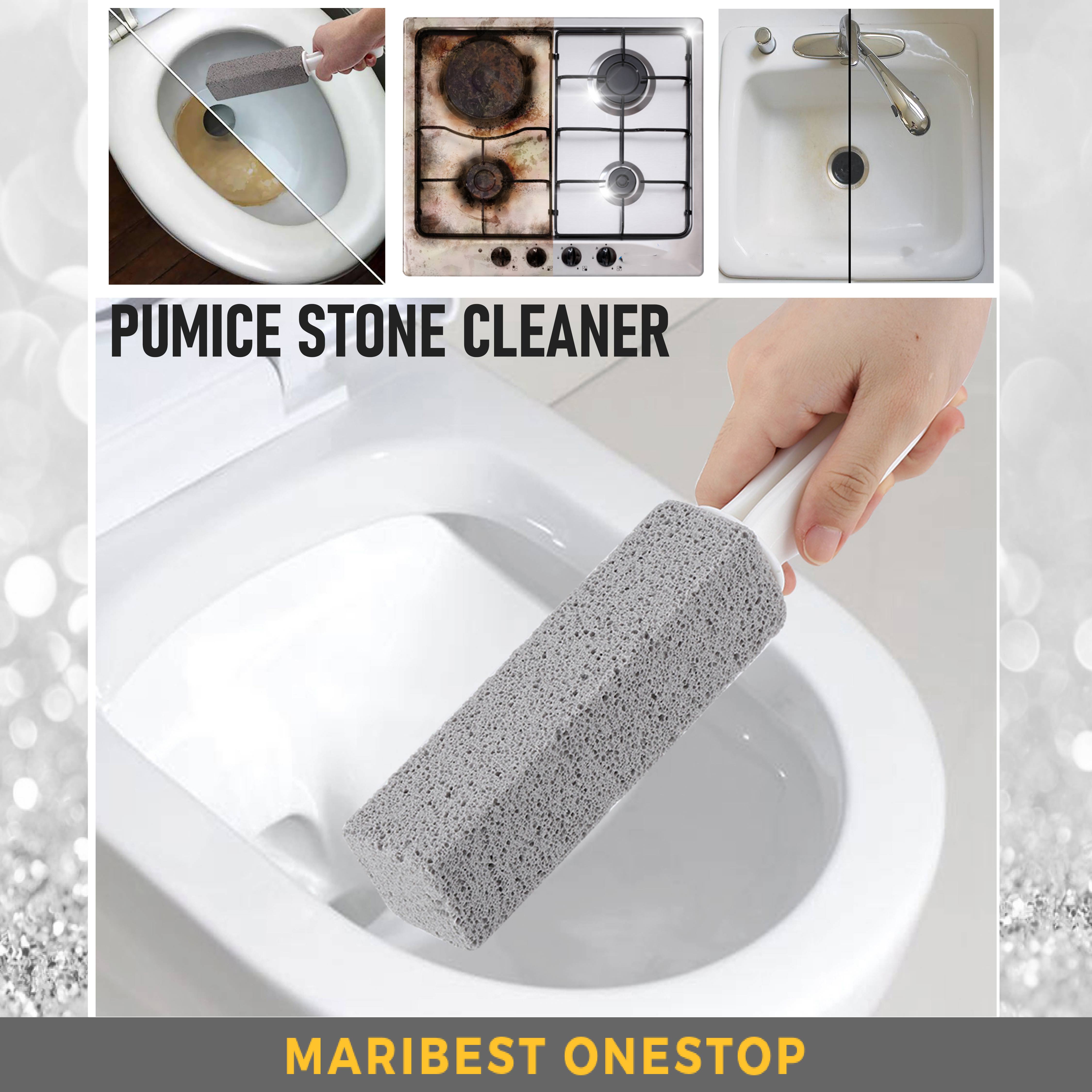 PUMICE TOILET BOWL CLEANER Cleaning Stone with Handle Bowl Ring Remove Sinks Bathtub Cleaner Brush Tools