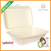 กล่องอาหาร GRACZ SIMPLE 450 มล. แพ็ก 50 ชิ้นCOMPOSTABLE LUNCH BOX GRACZ SIMPLE 450ML PACK50 **ด่วน สินค้าเหลือไม่เยอะ**