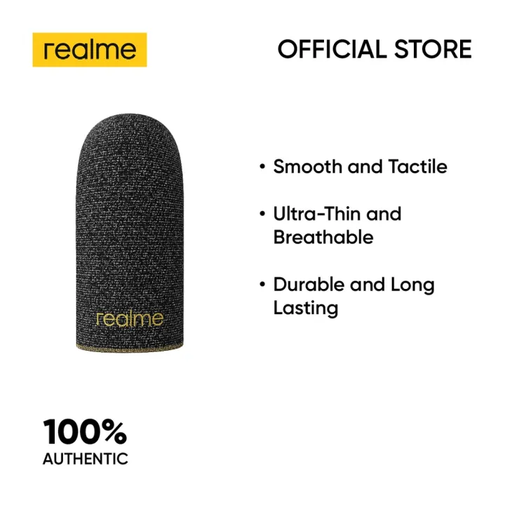realme Mobile Game Finger Sleeves with Ultrathin Breathable and Sweat
