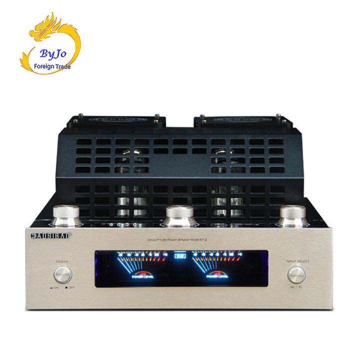 M12 HIFI Bluetooth Vacuum Tube Stereo Amplifier support USB audio power amplifier BASS hifi