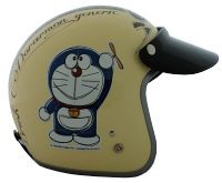 หมวกกันน็อคสำหรับผู้ใหญ่ ลายลิขสิทธิ์แท้ DORAEMON รุ่น CAFE 01 มี 2 สี