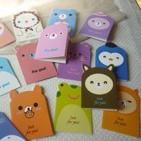 10pcs Kawaii Cartoon Animals Whishing Card Randomly Birthday Card Greeting Card fashion gifts for kidsfor Christmas cards Greeting Cards