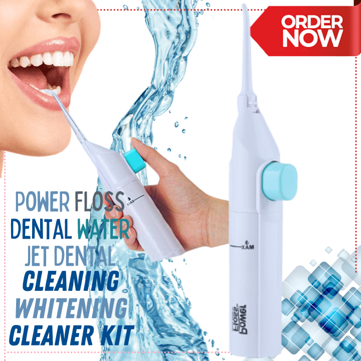 Portable Power Floss Dental Water Jet Tooth Pick No Batteries Dental