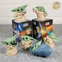 โมเดล สตาร์วอร์ Baby Yoda (โยดา) มี 2 ชุดให้เลือก สูงประมาณ 5-6 ซม. งานดี น่ารักมากๆ!!!