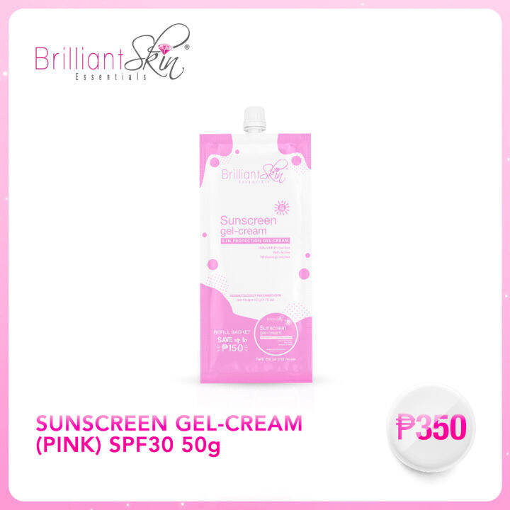 Brilliant Skin Essentials SUNSCREEN GEL-CREAM PINK 350g | Lazada PH