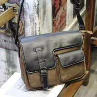 Messenger Korean Mens Shoulder Crossbody Horizontal Saddle