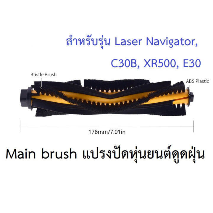 แปรงปัด-main-brush-อะไหล่-หุ่นยนด์ดูดฝุ่น-mister-robot-รุ่น-laser-navigator-liectroux-รุ่น-c30b-xr500-e30