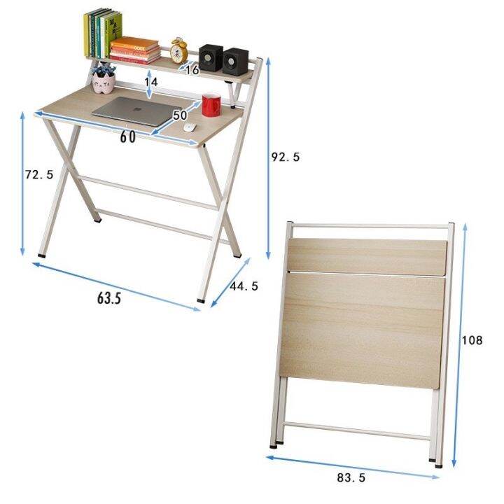 bring2home-โต๊ะพับ-โต๊ะคอมพับได้-โต๊ะทำงาน-โต๊ะคอมไม้-โต๊ะเขียนหนังสือ-โต๊ะพับได้-โต๊ะวางของ