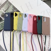 {CAGY Phone protection}เคสสายคล้องคอลายขวางสำหรับ Samsung Galaxy A32 A42 A52 A72 A12 S20อัลตร้า S21 M51 A51 A71 A50เคสซิลิโคนผิวด้าน-เคสโทรศัพท์มือถือ Amp; ครอบคลุม-AliExpress