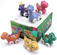 6pc Dinosaur Toys for 3 Year Old Boys, Pull Back Dinosaur Toys for 5 Year Old Boy Car Toys for Kids 1 2 3 Year Old Baby Toys