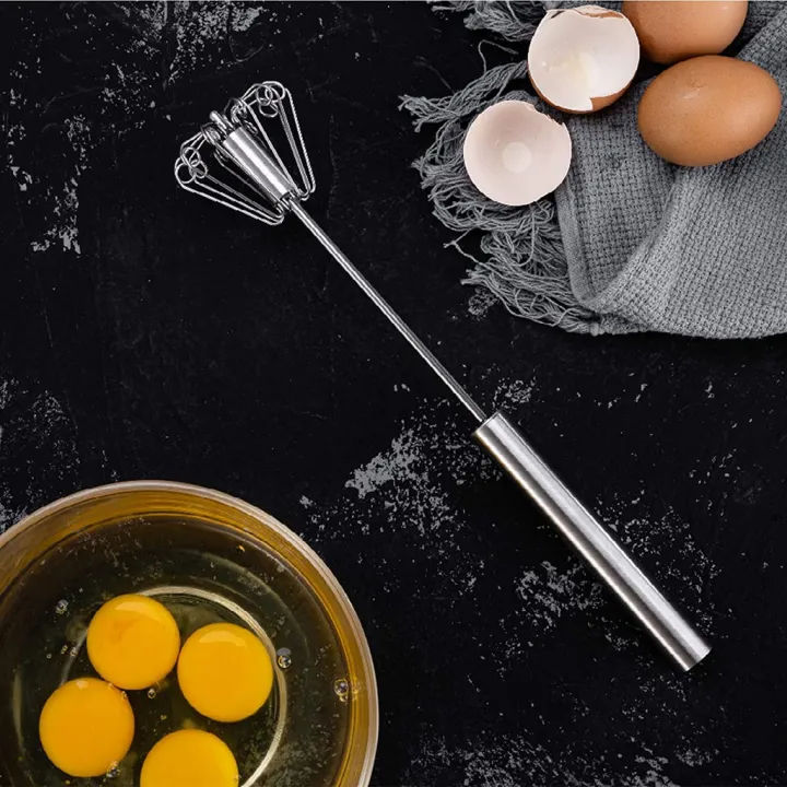 SK Mix Stainless Whisks Hand Push Egg Beater Mixer Mixing Stirring for