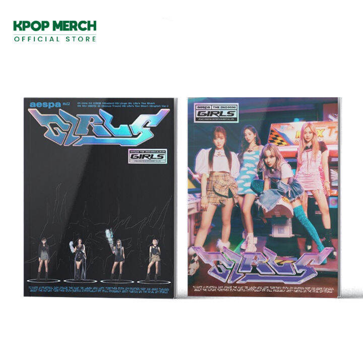 Aespa - 2nd Mini Album [ Girls ] SET ( KWANGYA + Real World ) | Lazada PH