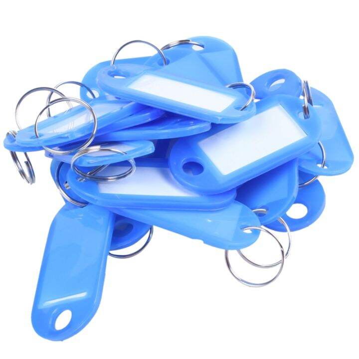 20-pcs-key-id-label-tags-split-ring-keyring-keychain-blue