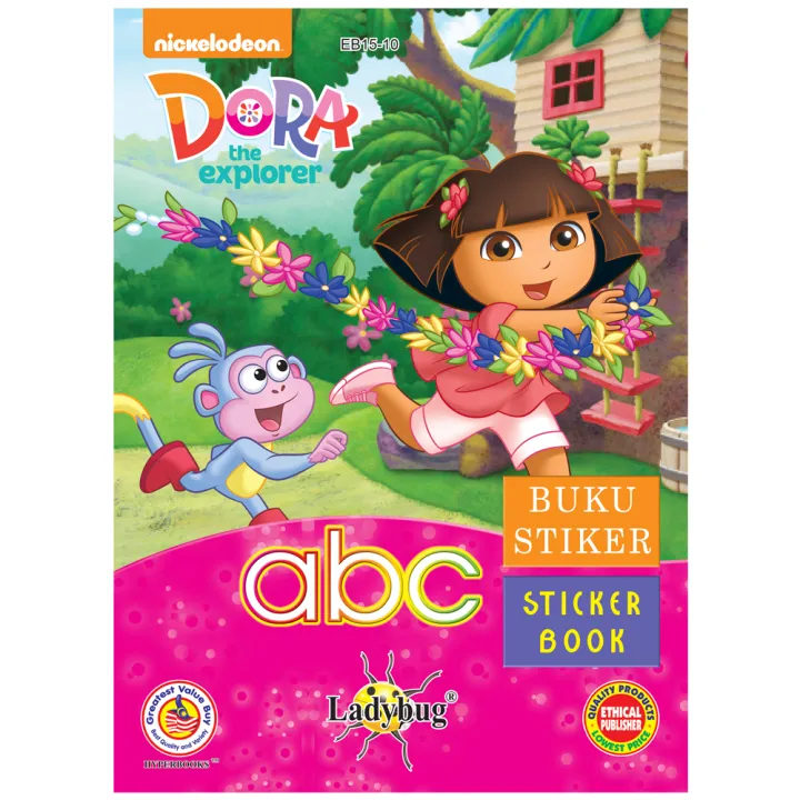 Dora The Explorer Abc Sticker Book EB15 - 10 | Lazada