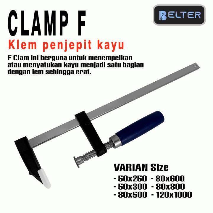 Clamp Klem Penjepit Kayu Clamp Klem Catok Kayu Heavy Duty Alat