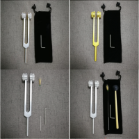 128HZ อลูมิเนียมอัลลอยด์ Tuning Fork Chakra Hammer พร้อม Mallet Sound Healing Tpy สำหรับ Ear Care Neurological Instrument