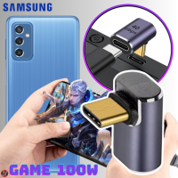 อะแดปเตอร์ ตัวแปลง ต่อ สายชาร์จ Adapter Usb-C to Type-C For Game รองรับการชาร์จ 100W ถ่ายโอนข้อมูลรวดเร็ว 4Gbps เชื่อมต่อหูฟังType-Cได้ Samsung M52 5G