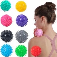 (Best Movement) Spiky Massage Roller Ball Exercise Hand Foot Back Massager Pain Stress Relief Plantar Relievers Muscle Soreness Relief Gift