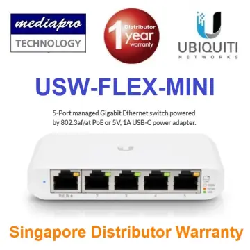 Ubiquiti UniFi USW Flex Mini 5-Port Layer 2 Gigabit Switch - EU Power  Supply (USW-Flex-Mini)