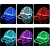 HOT★Adult Hat Shinning Baseball Cap Sun-Protections LED Glowing Hat Disco Party Baseball Cap All Season Fiber  Cap Hat