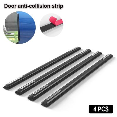 【DT】4 PCS Universal Auto Car Door Edge Protection ​Guards Buffer ​Trim Molding Protection Strip Scratch Protector Car Door Crash Bar  hot