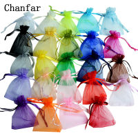 50ชิ้นล็อต24สีถุง organza 7x9 9x12 10x15 13x18cm เครื่องประดับถุงบรรจุภัณฑ์ของขวัญแต่งงานการจัดเก็บถุง drawstring wholese