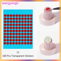 Wangyongh อุปกรณ์ปลายเล็บการแสดงศิลปะบนกระดานสีของกระจกโปร่งแสงจำนวน40ชิ้น