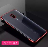 พร้อมส่งทันที Case Xiaomi Redmi 8A เคสเสี่ยวมี่เรดมี่ 8A เคสนิ่ม TPU เคสใสขอบสี สินค้ามาใหม่ รุ่นใหม่ Xiaomi redmi 8a