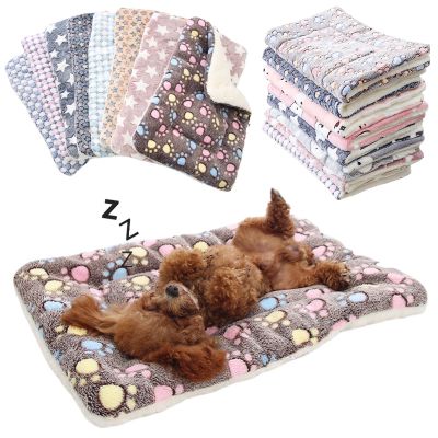 [pets baby] 2ชั้นหนาเตียงสุนัข SoftCat โซฟา BedDog ที่นอนเสื่อนอนที่อบอุ่นสำหรับ DogsPets ขนาดใหญ่ขนาดเล็กแผ่น
