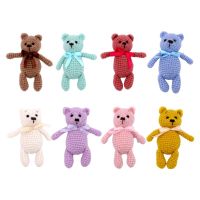 Newborn Photography Props Crochet Bear  Baby Photo  Props Handmade Photo Backdrop Accessories Shower Gift Sets  Packs