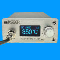 KSGER ที่วางเครื่องเชื่อมเหล็กใน T12 V3.1S STM32โอแอลอีดีอลูมิเนี่ยม DIY อัลลอยด้าม FX9501ที่จับสว่านไฟฟ้าหลับอัตโนมัติให้ความร้อนได้อย่างรวดเร็ว
