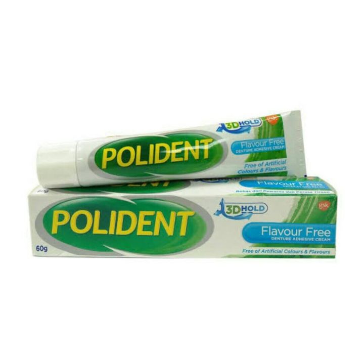 polident-flavour-free-cream-60g-โพลิเดนท์ครีมติดฟันปลอมสูตรปราศจากกลิ่น